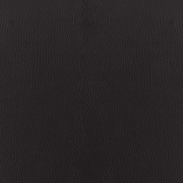 Folsom Upholstered Adjustable Bar Stool Black and Chrome