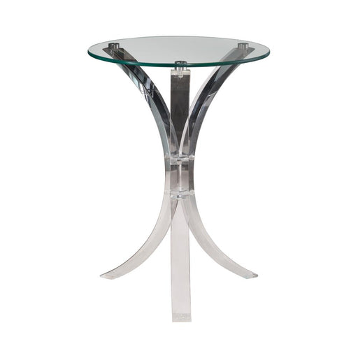 Emmett Round Accent Table Clear image