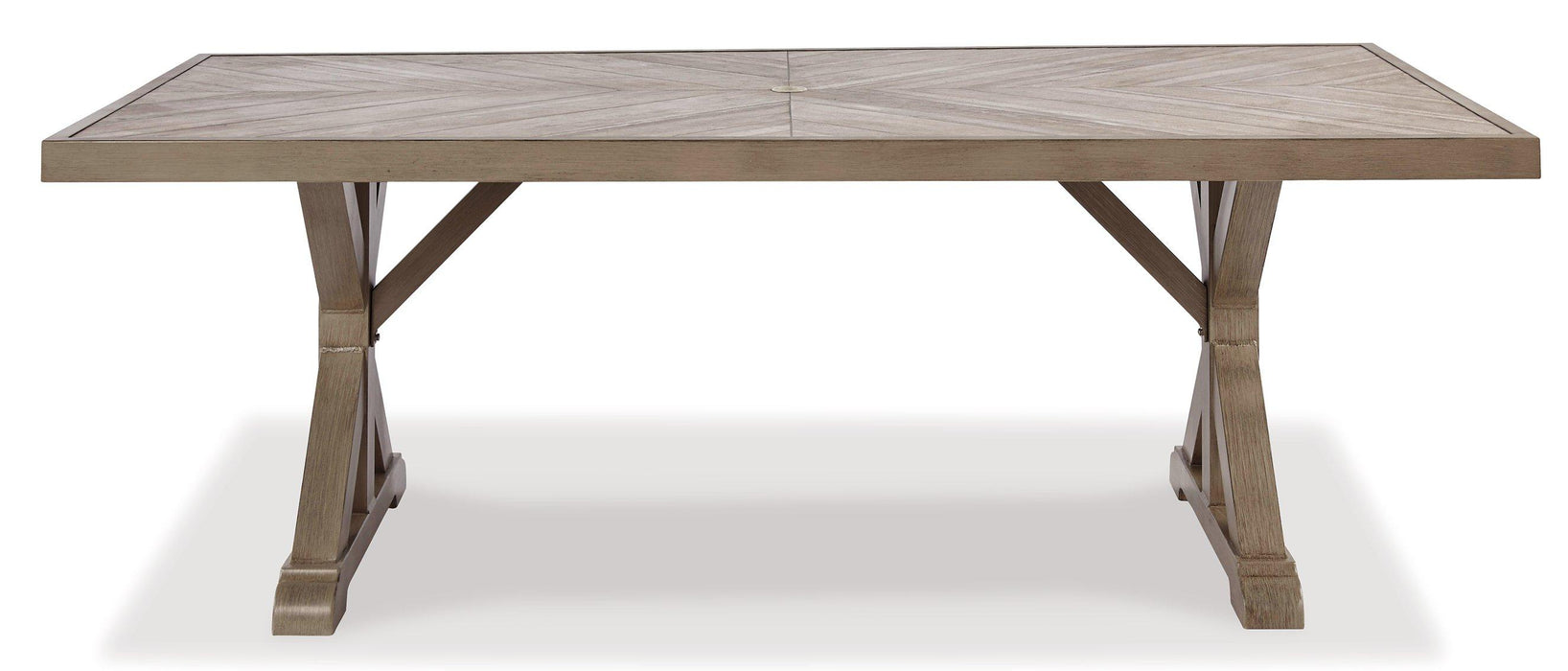 Beachcroft Dining Table with Umbrella Option